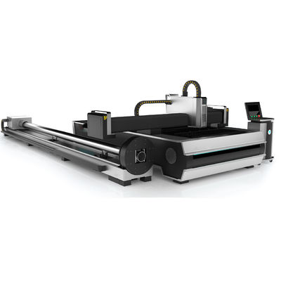 Με περιστροφικό μεταλλικό σωλήνα 1530 Laser Cutting Machine CNC Raycus 6000W 12000W